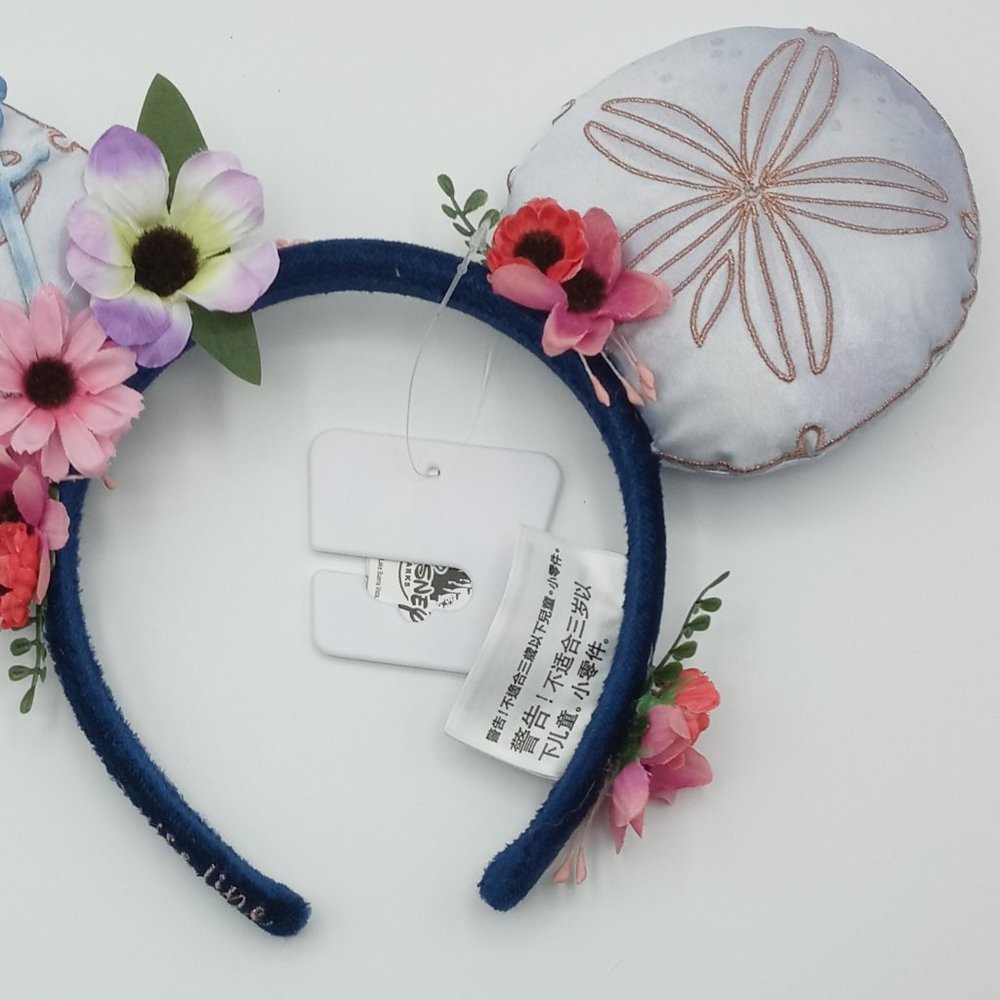 Disney Cruise Line Sand Dollar Headband Ears NWT - Picture 3 of 3